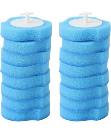 Disposable Toilet Brush Refills 16pcs Sponge Head Easily Clean Every Corner of Bathroom Water Soluble One Time Use Widely Use - Buy Online on GoSupps.com
