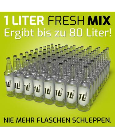 ASVITA Beverage Concentrate Fresh Mix 1:80 - 1L Sugar-Free Syrup with Dosing Pump | 26 Delicious Flavors (Iced Tea Tropic) - International Shipping Available - Buy Online on GoSupps.com