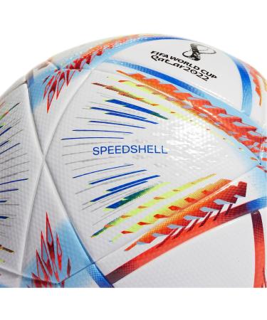 adidas FIFA World Cup Qatar 2022 Al Rihla Soccer Ball - White/Pantone 5 | Unisex-Adult - Buy Online on GoSupps.com