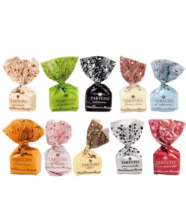 Chocolate truffles - Antica Torroneria Tartufo. Truffles dolce tartufi mixed truffle pralines 20 pieces at least 280 g