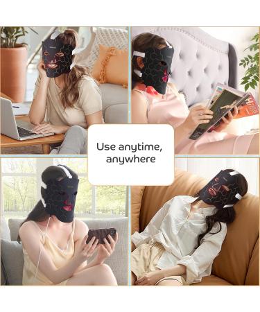 Near-Infrared Light for Face Portable LED Face Light with Power Bank Red Light Lamp with Timing Function at Home Dark Black - Buy Online on GoSupps.com