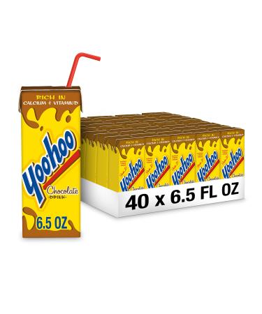 Yoo-hoo Chocolate Drink, 6.5 fl oz boxes, 10 count (Pack of 4) Chocolate 6.5 Fl Oz (Pack of 40)