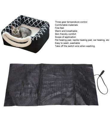 Washable Heating Pillow - 3-Speed Temperature Control USB Heating Mat in PU Leather for Home | Cozy & Convenient 5V 2A Heating Pillows - Buy Online on GoSupps.com