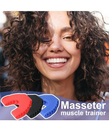 Mouth Jaw Trainer 3 Strengthener Jawlinne Exerciser Jaw Shaper Muscle Exerciser 3 Resistance Levels Jaw Facial Exerciser Jawlinne Exerciser for Men and Women Target Your Chin Lips Cheekbones Blue Red Black Suit - Buy Online on GoSupps.com