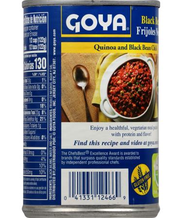 Goya Premium Black Beans 15.5 Oz - Authentic and Delicious - Pack of 1 - Buy Online on GoSupps.com