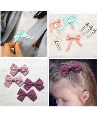 ZEACct 50 Metal Alligator Hair Clips - Double Prong Curl Clips & DIY Accessories for Women & Girls - Buy Online on GoSupps.com