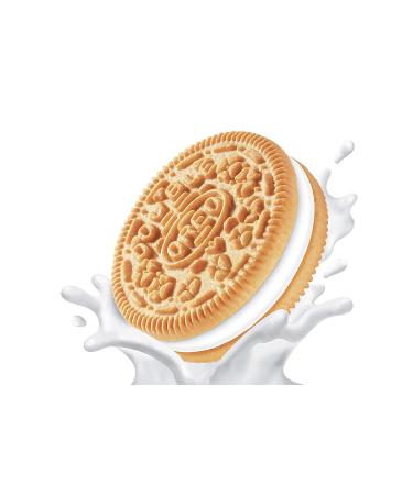 OREO Double Stuf Golden Vanilla Sandwich Cookies - 10 King Size Snack Packs - Buy Online on GoSupps.com