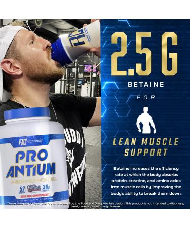 Ronnie Coleman Pro-Antium Whey Protein Powder - 30g Protein BCAAs & EAAs for Recovery & Lean Muscle Support - Double Chocolate Cookie 5lb | International Shipping Available - Buy Online on GoSupps.com