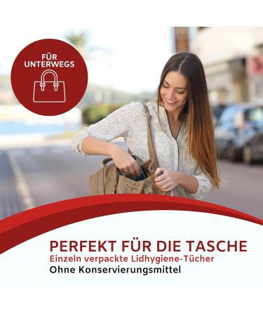 Buy Blephacura Salina 20x Sterile Eye Cleaning Towels | 100% Viscose Eyelid Hygiene Pads for Optimal Eye Care - Buy Online on GoSupps.com