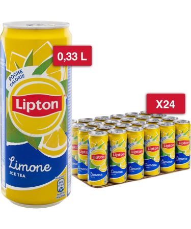  Lipton Lipton Ice Tea Cold Tea with Lemon Gusto Calories Pocket with Stevia Sleek Size 24 x 0.33 L - Buy Online on GoSupps.com
