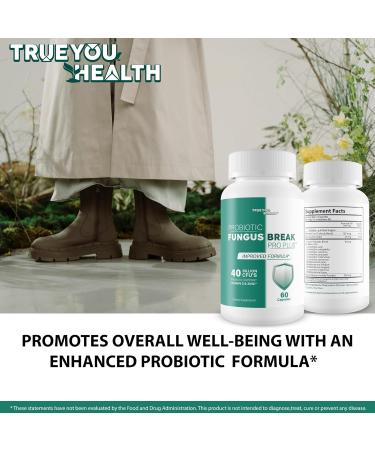 Probiotic Fungus Break Pro Plus - Improved Formula - Our Best Nail Fungus Probiotics For Nail Fungus Care - Best Nail Fungus Pills - Natural Nail Fungus Care Best Nail Fungus Treatment Probiotic Pills - Buy Online on GoSupps.com