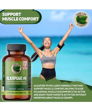 Pure Lab Vitamins |Alkapure pH | 60 Capsules | Alkaline pH Balance Pills | Essential Minerals Supplement | Antigas and Bloating Relief for Men & Women | Indigestion and Heartburn Relief | Antacid Pills 60 count (Pack of 1) - Buy Online on GoSupps.com