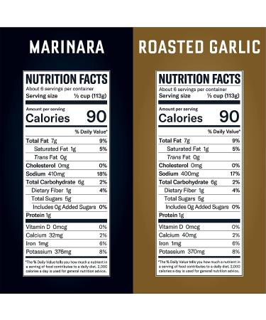 Carbone Pasta Sauce Variety Pack - Arrabbiata, Marinara, Tomato Basil, Roasted Garlic | Fresh & All-Natural Ingredients | Non-GMO, Vegan, Gluten-Free | 24 Fl Oz (Pack of 4) - Buy Online on GoSupps.com