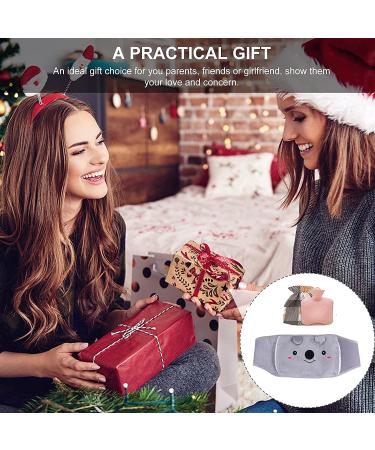 Dibikou Hot Water Bottle with Belt Waist Cover - Pink Heart Design for Neck, Shoulders, Back, Legs & Waist Warmth - Buy Online on GoSupps.com