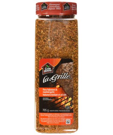 Club House La Grille Grilling Made Easy Fiery Habanero and Roasted Garlic Seasoning 705g