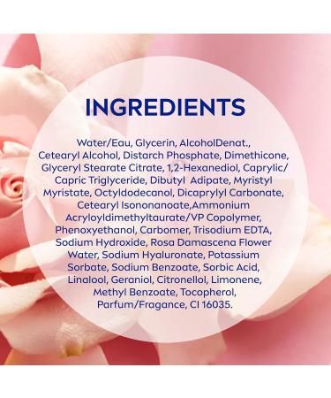 NIVEA Rose Care Gel Cream 48-Hour Hydrating Face Cream for All Skin Types Rose Water and Hyaluronic Acid Moisturizer for Face Dermatologically-Tested Skin Care 50mL - Buy Online on GoSupps.com
