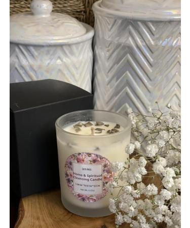 Organic Sage Candle - 6 oz Cleansing & Stress Relief | Remove Negative Energy | Ideal Gift for Men & Women - Buy Online on GoSupps.com