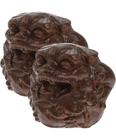 Partykindom 8 STK Wenwan Wood Carvings - Zen Garden Decor & Agarwood Desk Accessories | International Shipping - Buy Online on GoSupps.com