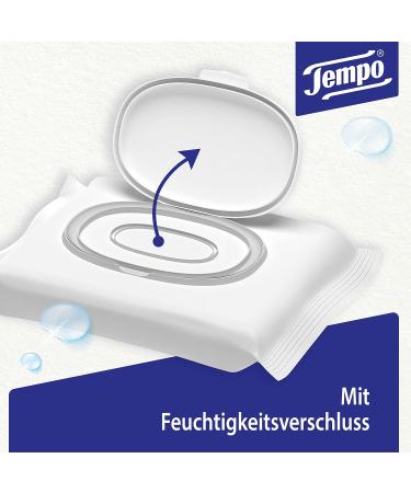 Tempo Moist Toilet Paper Duo Pack - Gentle & Caring 84 Wipes (42 Sheets x 2) | Premium International Shipping - Buy Online on GoSupps.com