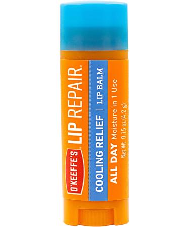 O'Keeffe's Lip Repair Balm - Dry Cracked Lips Relief (4-Pack: 3 Cooling + 1 Unscented) - Buy Online on GoSupps.com
