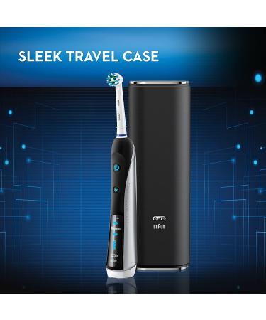 Oral-B 7000 SmartSeries Black Electronic Power Rechargeable Toothbrush | Bluetooth Connectivity | Braun | 8 Piece Set - Buy Online on GoSupps.com