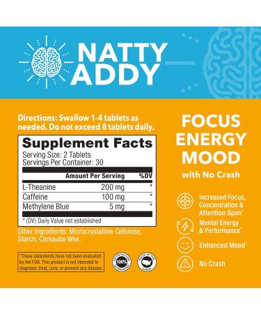 Maximum Strength Brain Support: Methylene Blue Caffeine & L-Theanine for Enhanced Focus & Cognitive Performance - Shop Internationally Now - Buy Online on GoSupps.com
