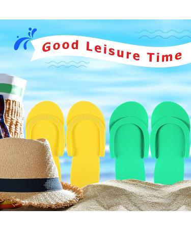 JenPen 60 Pairs Disposable Pedicure Flip Flops - Colorful Foam Slippers for Salon, Nail Spa, Hotel, Travel - 5 Colors - Buy Online on GoSupps.com