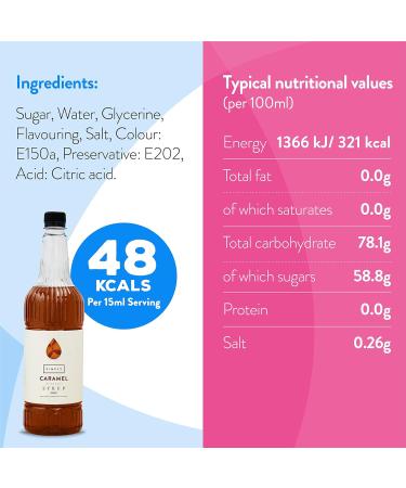 Simplement Caramel Sirop 1 Litre - Buy Online on GoSupps.com