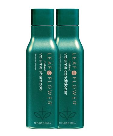 Leaf & Flower Instant Volume Shampoo & Conditioner Duo 12 oz - Premium eCommerce Hair Care for Global Shipping - Buy Online on GoSupps.com