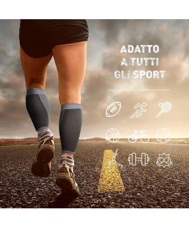 SULUMA Sporty Compression Bandage for Calves - Enhance Muscle Support | Black M - International Shipping Available - Buy Online on GoSupps.com