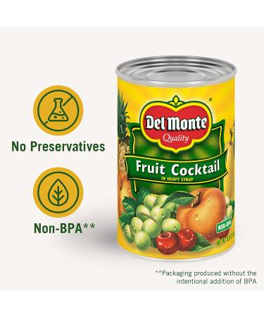 Del Monte Fruit Cocktail in Heavy Syrup  15.25 oz - Buy Online on GoSupps.com