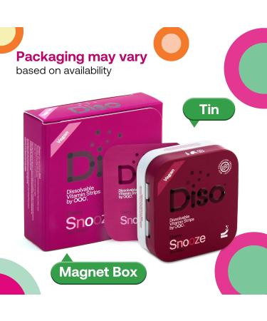 OQO Dissolvable Snooze Strips - Box of 30 Oral Thin Strips | Vegan & Gluten-Free | Cherry Flavor | Improve Sleep & Overall Health - Buy Online on GoSupps.com