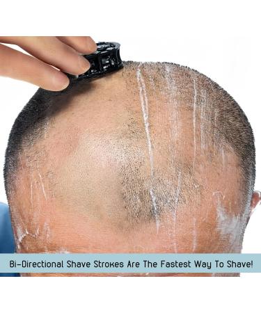 Deluxe Omnishaver Kit - Fastest Head Legs & Body Shaving | Eco-Friendly Alternative to Disposable Razors | Self-Cleaning with Shave Butter & Replacement Cartridge - Buy Online on GoSupps.com