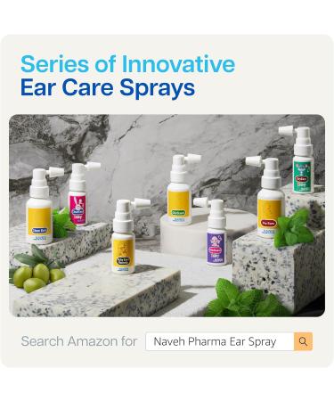 Naveh Pharma Itchy Ears Remedy 30ML - Ear Cleaning & Itch Relief Spray for Eczema Treatment, Clogged Ear Relief, and Ear Wax Removal - Buy Online on GoSupps.com