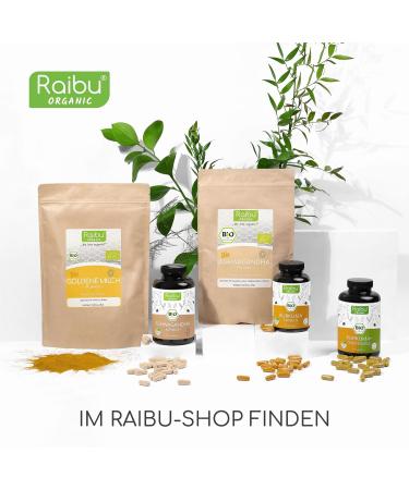 Raibu Ashwagandha Premium Bio Powder 250g | 100% Real Indian Ginseng | Ayurveda Withania Somnifera | International Shipping - Buy Online on GoSupps.com