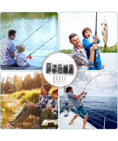 DCQQ 100 Pieces Stainless Steel Fishing Swivel - Ball Bearing Vertebrae Fishing Accessories for Freshwater | Quick Connect Angelkader (6#) - Buy Online on GoSupps.com