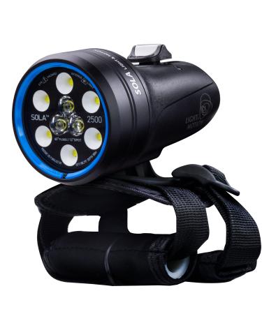 Light and Motion Sola Dive 2500 S/F, The Most Versatile Underwater Lighting Solution Available. Ultra-Compact Dive Light with Proven Performance and Reliability, Black, Small