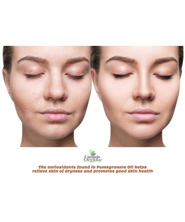 cocojojo Pomegranate Oil 100% Pure Seed Oil Cold Pressed 16 oz Unrefined Skin Hair Nails Cuticles Premium Grade Bulk - Buy Online on GoSupps.com