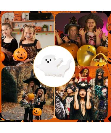 Ghost Hair Clip | Halloween Hair Clips for Women - Halloween Hair Claw Clips Black Hair Clips Cute Halloween Hair Accessories Bat Spider Web Hairpins Hair Grips Jaw Clips for Costume Pochy White Wandering Ghost - Buy Online on GoSupps.com