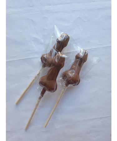 Choccolandia Small Chocolate Willies Lollies/ Belgian Chocolate Lollies/ Hen Party Favours/ Rude Adults Gift. 15g Pack of 5 (White) - Buy Online on GoSupps.com