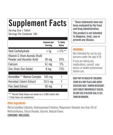 Viviscal Men's Hair Growth Supplements | Clinically Proven, Proprietary Collagen Complex | 180 Tablets - 3 Month Supply - Buy Online on GoSupps.com