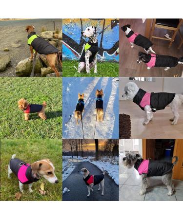 Warm Waterproof Dog Coat for Small to Large Dogs | Pink Winter Jacket with D-Ring & Windproof Design - Buy Online on GoSupps.com