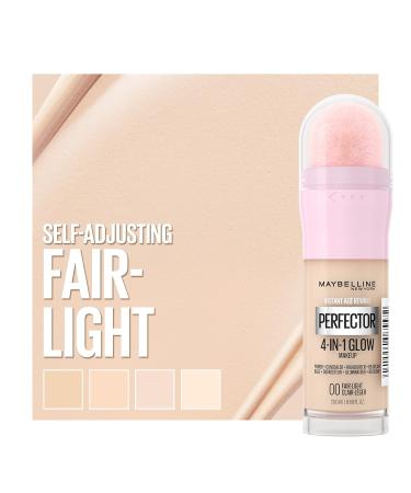 Maybelline New York Instant Age Rewind Instant Perfector 4-In-1 Glow Makeup - Primer Concealer Highlighter and BB Cream in 1 Fair/Light 0.68 fl oz 0.68 Fl Oz (Pack of 1) 00 FAIR/LIGHT - Buy Online on GoSupps.com