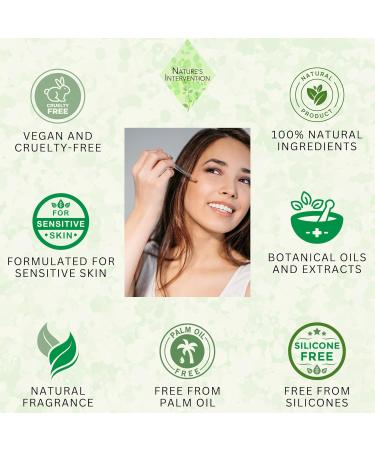 Nature's Intervention - Nourishing Face Oil - 100% Natural. Pomegranate Rosehip Squalane. Regenerating Hydrating. Brightens Softens. 100ml - Buy Online on GoSupps.com
