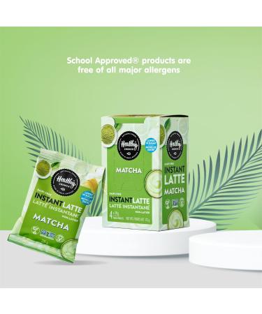 Healthy Crunch Instant Matcha Latte Powder 2 Units x 112g - Gluten-Free Tree Nut-Free Peanut-Free - School Approved Organic Matcha Latte - Safe for Kids - Allergen-Free - Matcha Tea for Daily Use - Buy Online on GoSupps.com