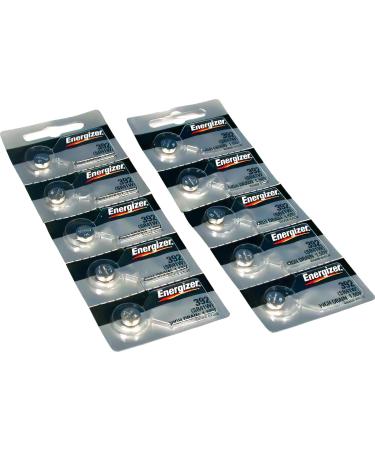 10 Energizer Batteries 392/384 Watch Battery Cell
