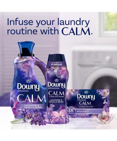 Downy Infusions In-Wash Laundry Scent Booster Beads - CALM Soothing Lavender & Vanilla Bean - 30.1 oz | International Shipping - Buy Online on GoSupps.com