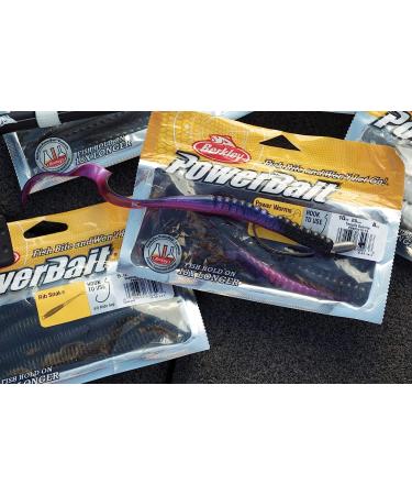 Berkley PowerBait Power Worm Plum/Chartreuse 7 - 13 Count | Shop Now - Buy Online on GoSupps.com