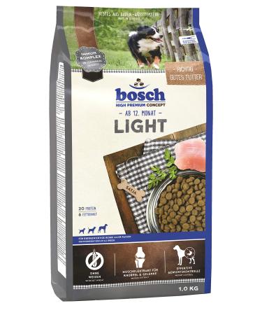bosch HPC Light | Dry dog food for overweight dogs of all breeds | 1 kg 1 kg (1 pack)