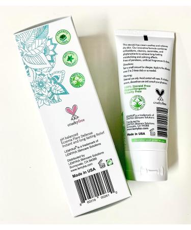 Michaderm Natural Eczema Cream - Intense Itch Relief for Adults and Babies - Organic Non-greasy Ointment for Atopic Dermatitis, Psoriasis - Paraben & Fragrance Free - 2oz - Buy Online on GoSupps.com